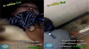 คลิปหลุดเย็ดแม่บ้านทำความสะอาดที่ บิ๊กซี ในห้องน้ำ แอบนัดผู้ชายในแอพแชท กำลังท่าหมามันส์ๆมีคนมาเรียก