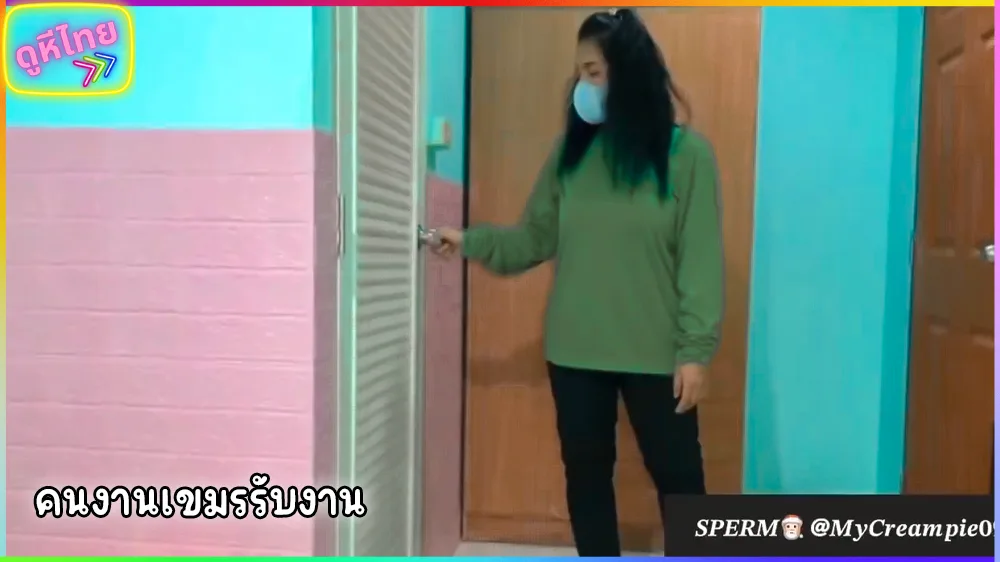 คนงานสาวใหญ่กัมพูชา จากไซด์ก่อสร้างข้างบ้าน แอบผัวมารับงานขายตัวถึงที่ บอกว่าหาเงินไปให้ผัวซื้อน้ำท่